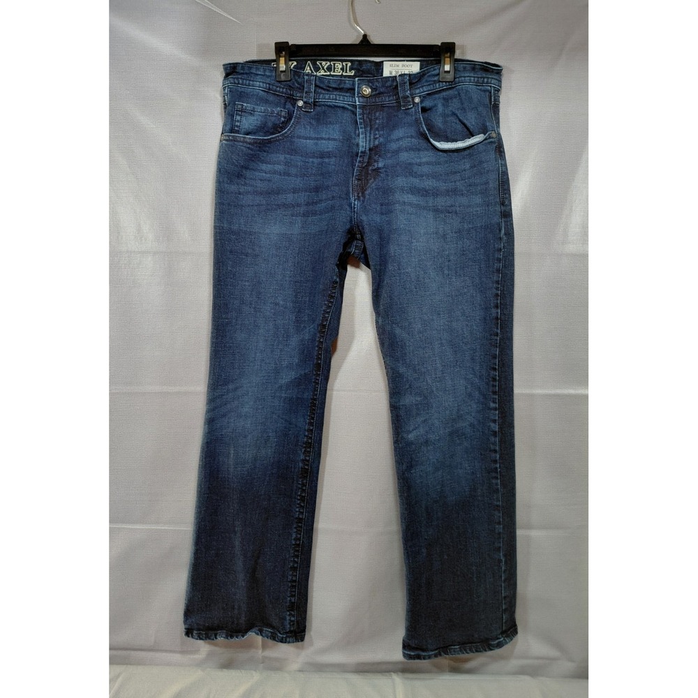 TK Axel Slim Boot Jeans Men's 36x32 Bondi Dark Wash Denim